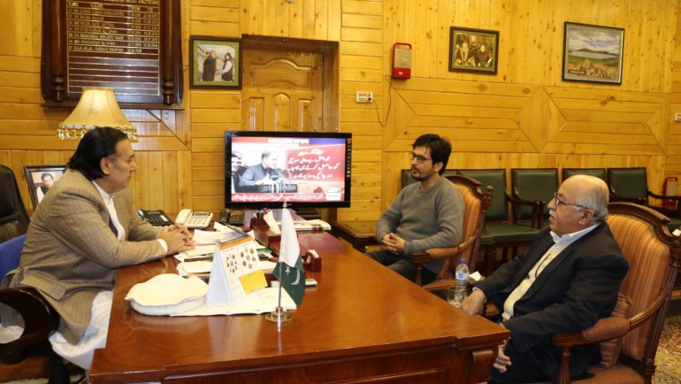 Meeting with Governor of Gilgit-Baltistan